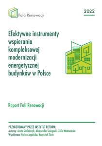 Raport – Efektywne instrumenty wsparcia modernizacji budynków